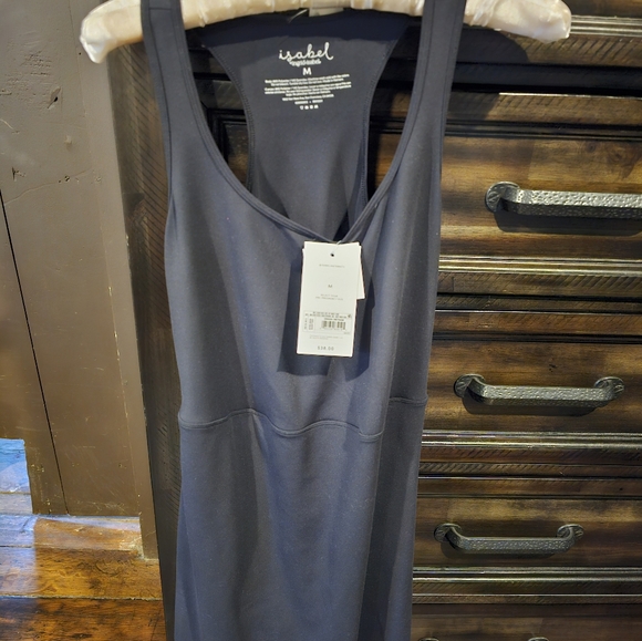 Maternity Isabel Black Sleeveless Athleticwear Dress - Picture 2 of 2